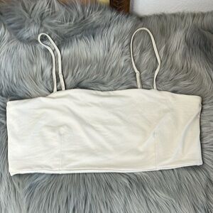 NWOT House of Harlow 1960 Beige Crop Top Bralette sz L